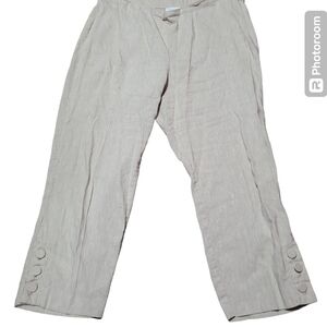 Women's Gray Cropped Pants